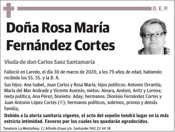 Rosa María Fernández Cortes