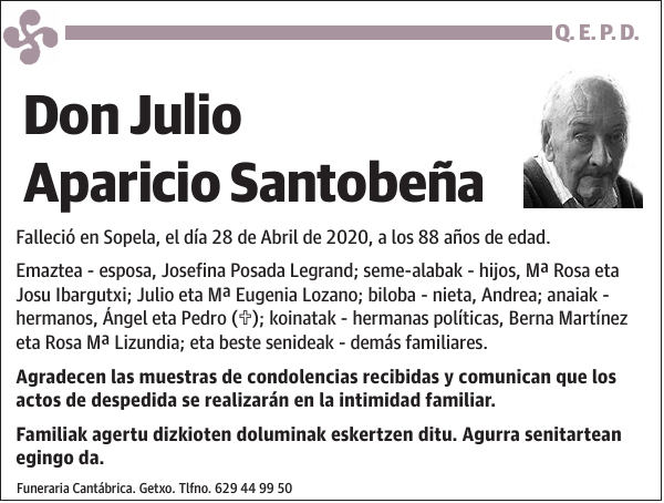 Julio Aparicio Santobeña