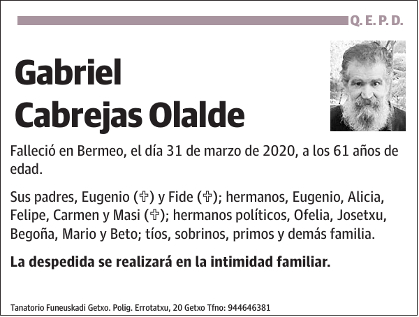 Gabriel Cabrejas Olalde