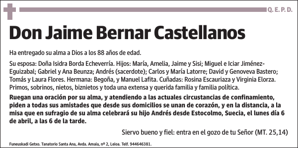 Jaime Bernar Castellanos