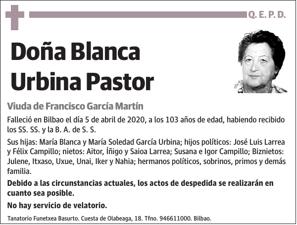 Blanca Urbina Pastor