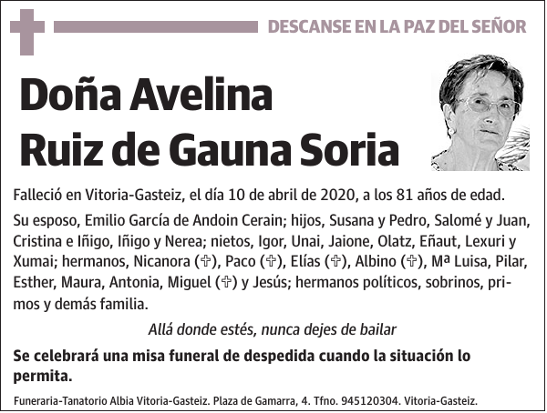 Avelina Ruiz de Gauna Soria