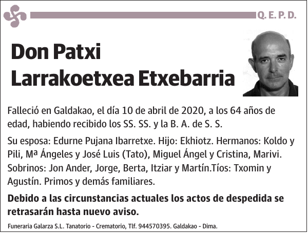 Patxi Larrakoetxea Etxebarria