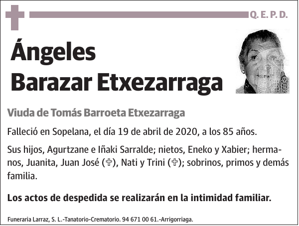 Ángeles Barazar Etxezarraga