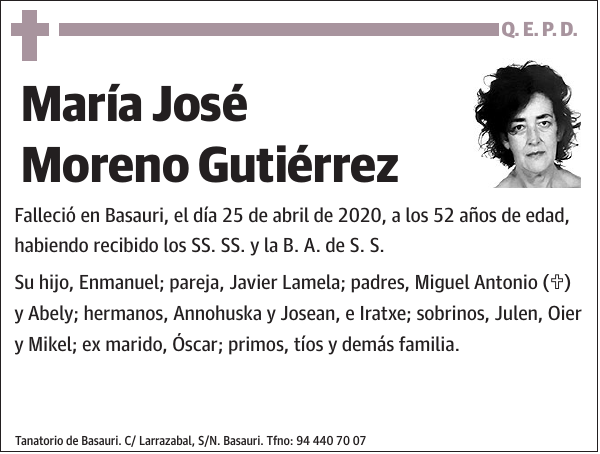 María José Moreno Gutiérrez
