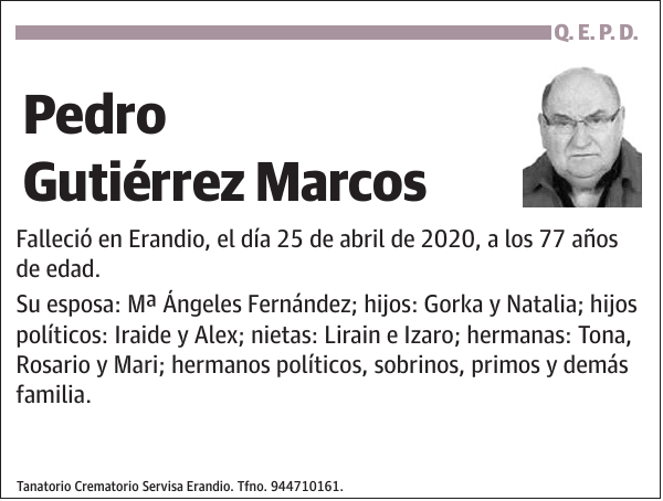 Pedro Gutiérrez Marcos