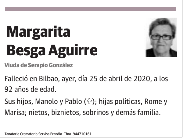 Margarita Besga Aguirre