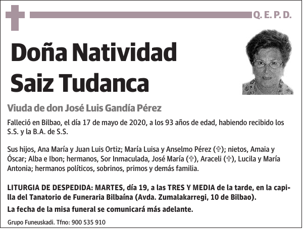 Natividad Saiz Tudanca