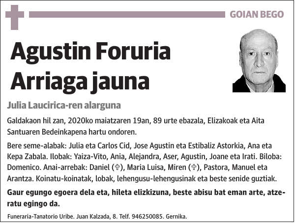 Agustin Foruria Arriaga