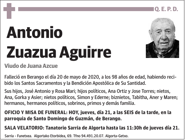Antonio Zuazua Aguirre