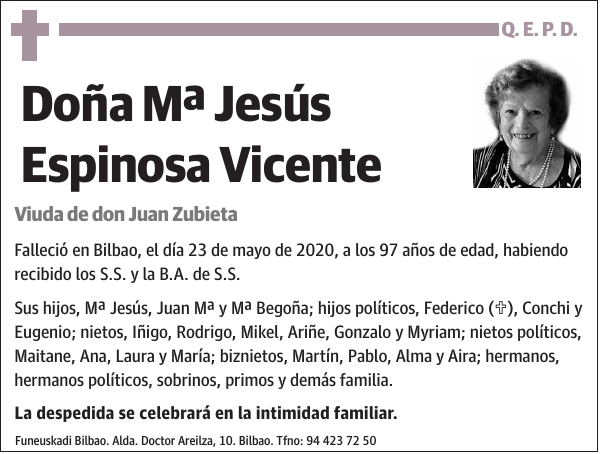 Mª Jesús Espinosa Vicente