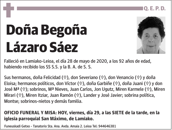 Begoña Lázaro Sáez