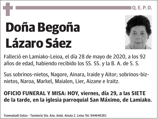 Begoña Lázaro Sáez