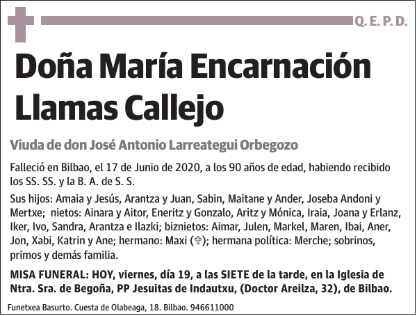 María Encarnación Llamas Callejo