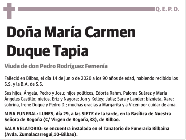 María Carmen Duque Tapia