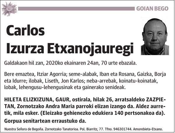 Carlos Izurza Etxanojauregi