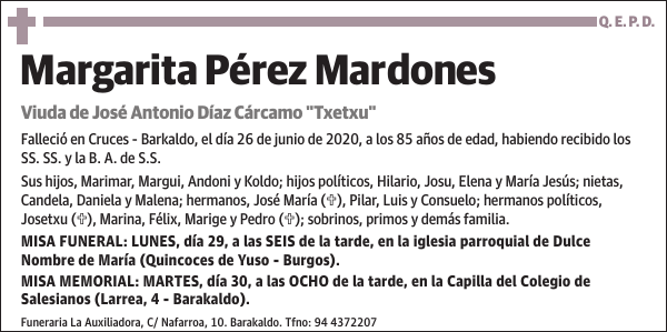 Margarita Pérez Mardones