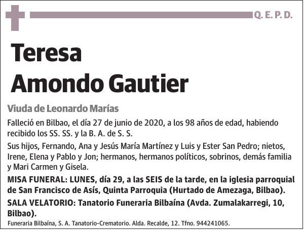 Teresa Amondo Gautier