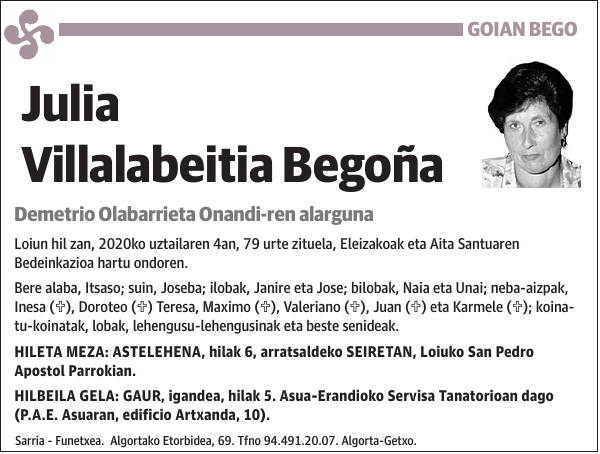 Julia Villalabeitia Begoña