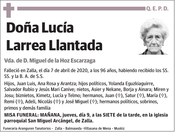 Lucía Larrea Llantada