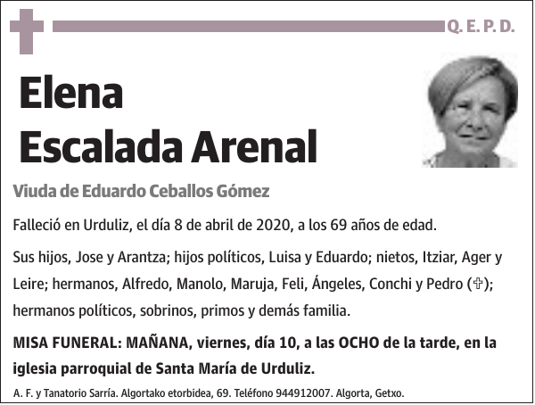 Elena Escalada Arenal