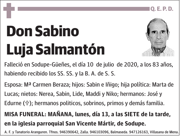 Sabino Luja Salmantón