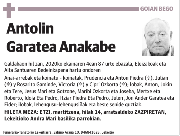 Antolin Garatea Anakabe