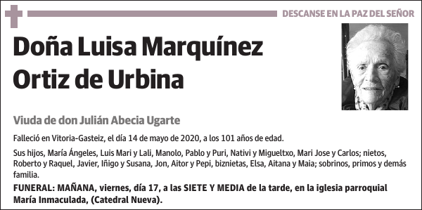 Luisa Marquínez Ortiz de Urbina