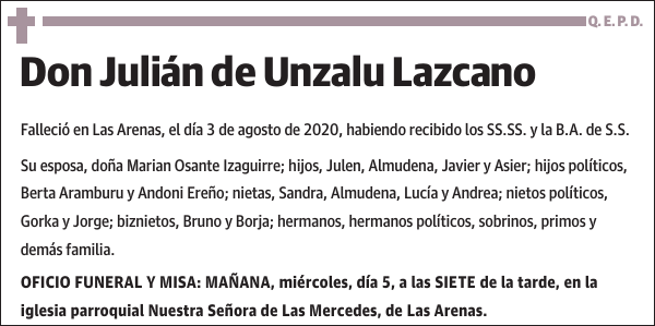 Julián de Unzalu Lazcano