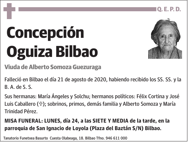 Concepción Oguiza Bilbao