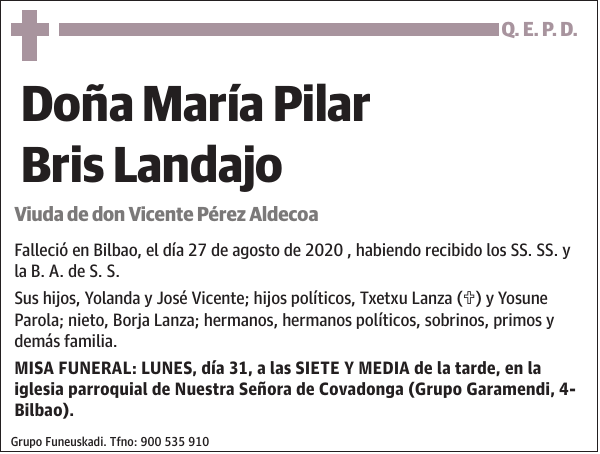María Pilar Bris Landajo