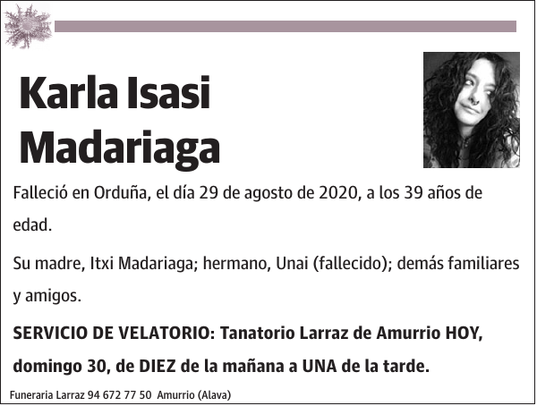 Karla Isasi Madariaga