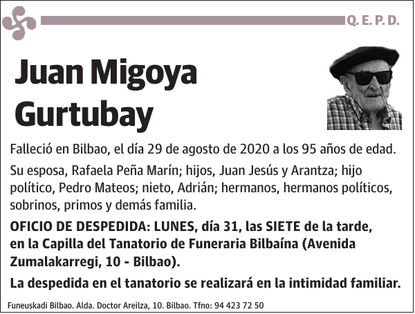 Juan Migoya Gurtubay