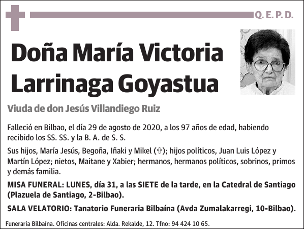 María Victoria Larrinaga Goyastua