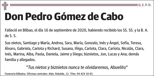 Pedro Gómez de Cabo