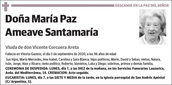 María Paz Ameave Santamaría