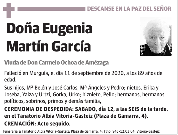 Eugenia Martín García
