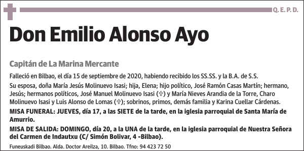Emilio Alonso Ayo
