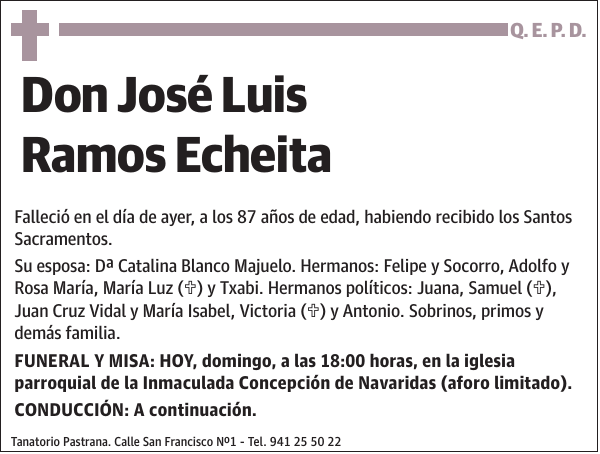 José Luis Ramos Echeita