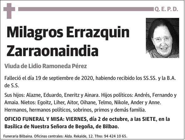 Milagros Errazquin Zarraonaindia