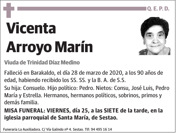 Vicenta Arroyo Marín