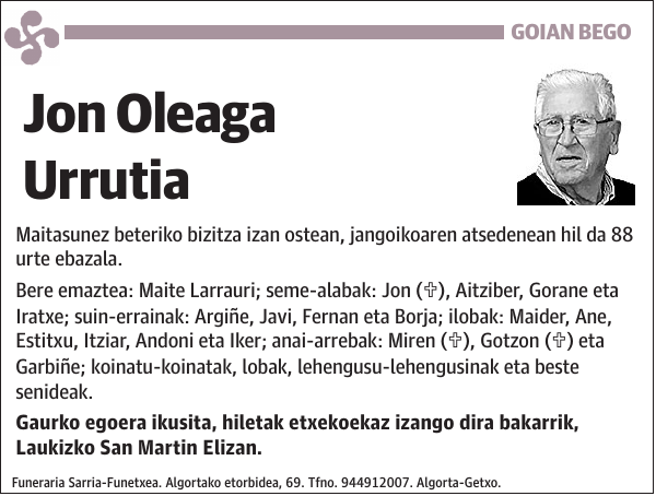 Jon Oleaga Urrutia