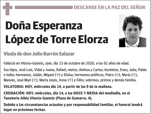 Esperanza López de Torre Elorza