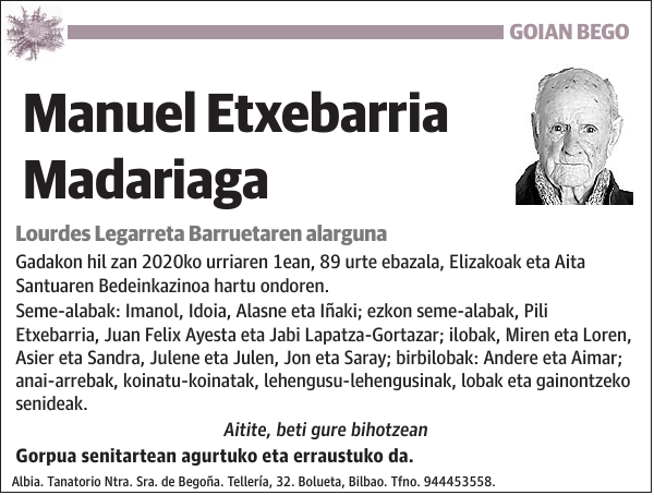 Manuel Etxebarria Madariaga