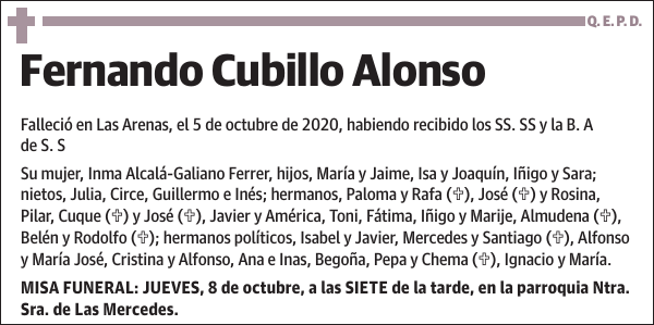 Fernando Cubillo Alonso