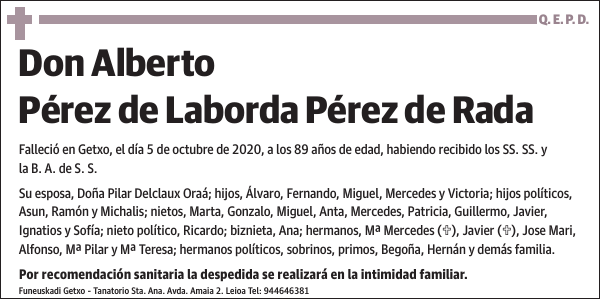 Alberto Pérez de Laborda Pérez de Rada