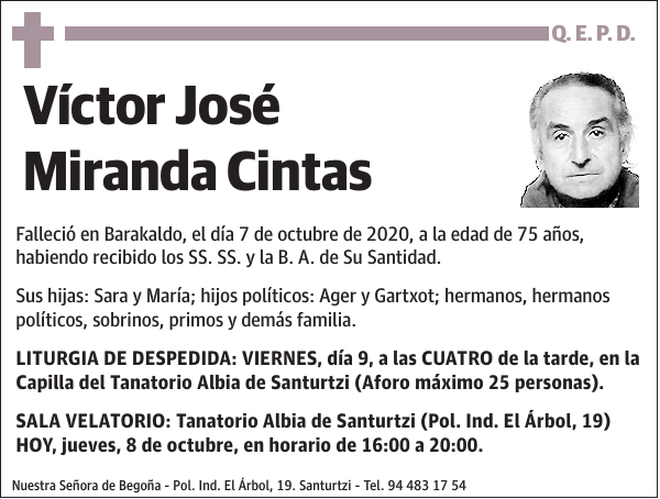 Víctor José Miranda Cintas