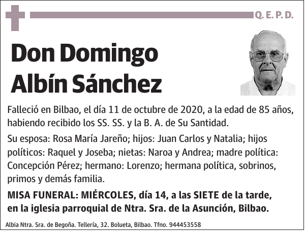 Domingo Albín Sánchez