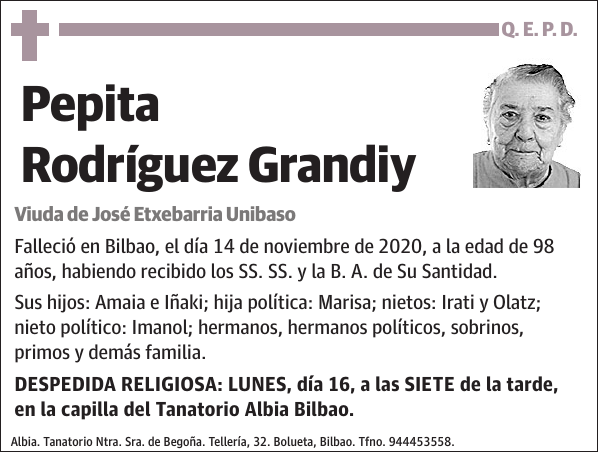 Pepita Rodríguez Grandiy