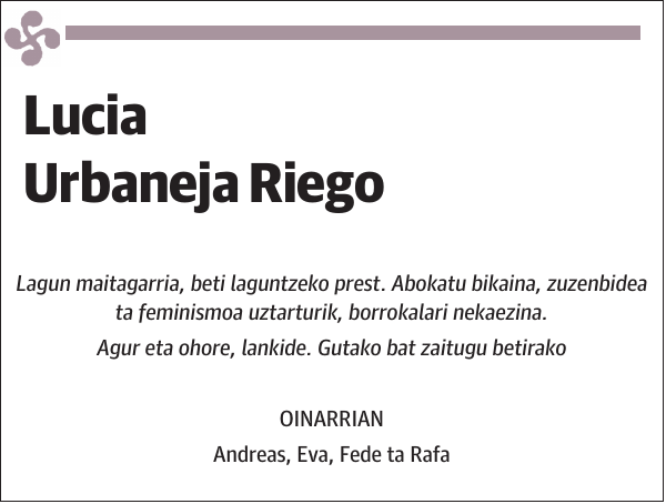 Lucia Urbaneja Riego